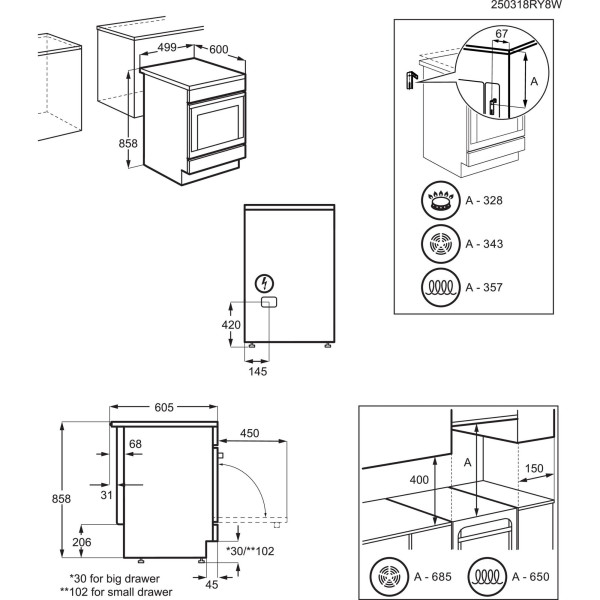 Фото - Плита електрична Electrolux LKR540266W
