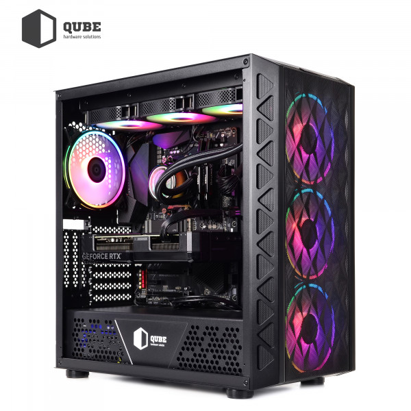 Фото - Системний блок QUBE QB i9 13900KF RTX 3050 8GB Z1 64102Win (i913900KFRTX30508GBZ164102Win)