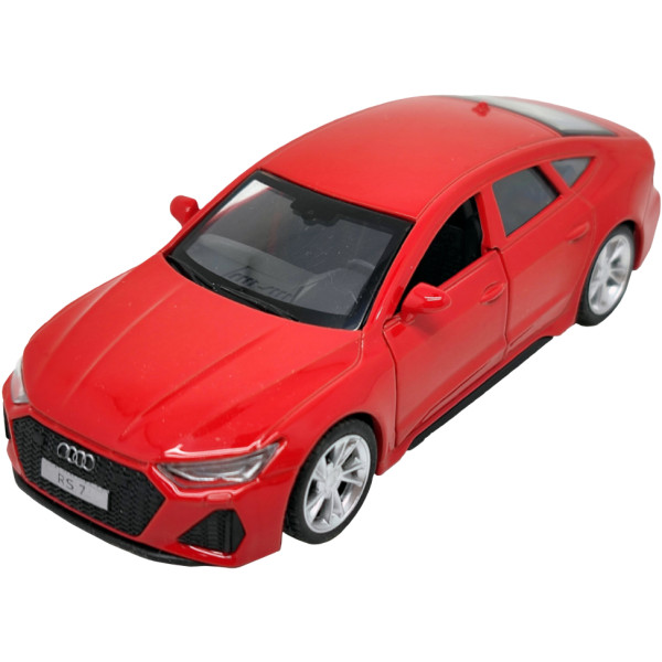 Фото - Колекційна машинка 1:43 TechnoDrive AUDI RS 7 SPORTBACK (червоний, сріблястий) в асортименті (250406)