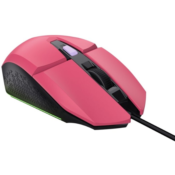 Фото - Миша дротова ігрова Trust GXT 109 FELOX RGB Pink (25068)