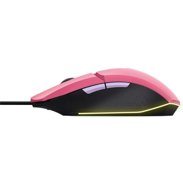 Фото - Миша дротова ігрова Trust GXT 109 FELOX RGB Pink (25068)