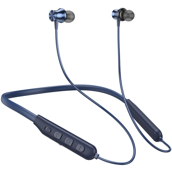 Фото - Навушники вкладиші бездротові HOCO ES64 Easy Sound sports Navy Blue (6931474784483)