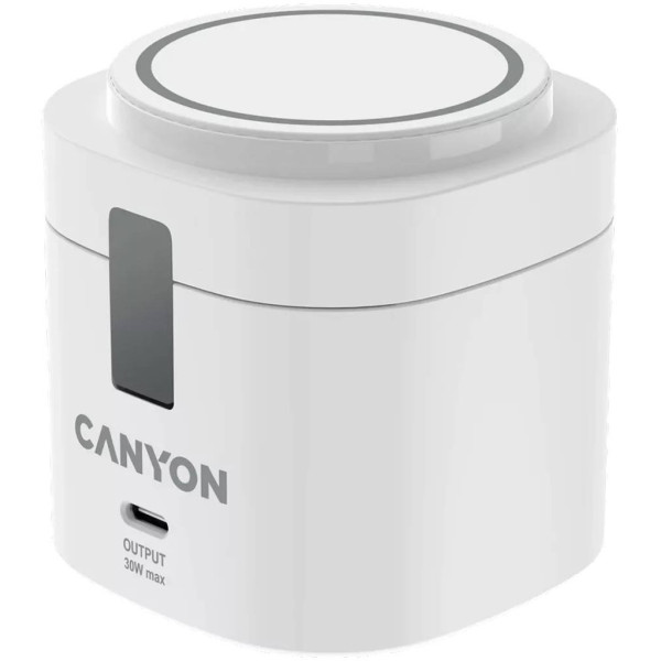 Фото - Бездротовий зарядний пристрій Canyon OnCharge 405 White 4-в-1 (CNS-WCS405WW/A)