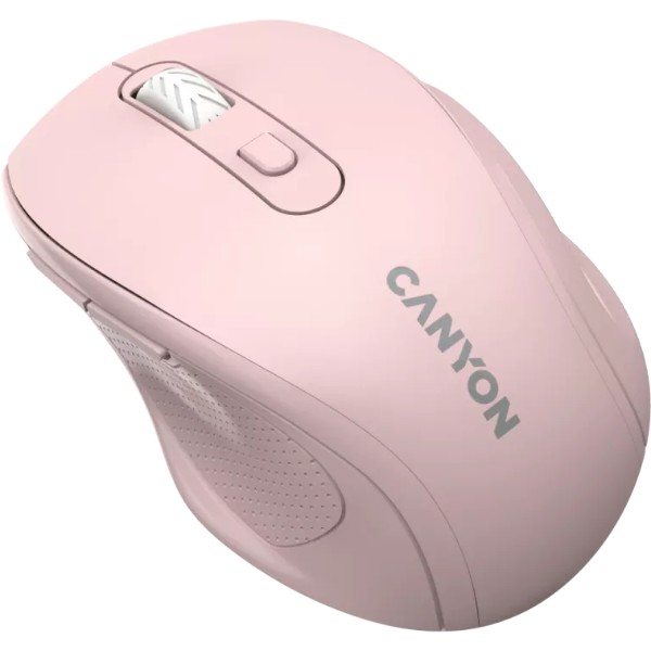 Фото - Мышь беспроводная Canyon OnClick 20 Wireless Ergonomic Silent Pink (CNE-CMSW20P)