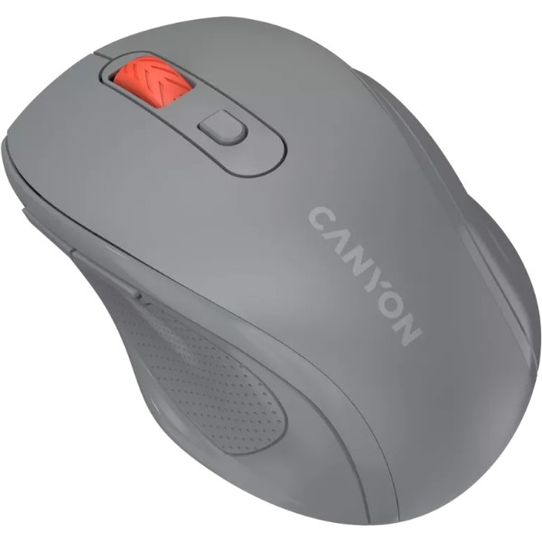 Фото - Мышь беспроводная Canyon OnClick 20 Wireless Ergonomic Silent Dark grey (CNE-CMSW20DG)