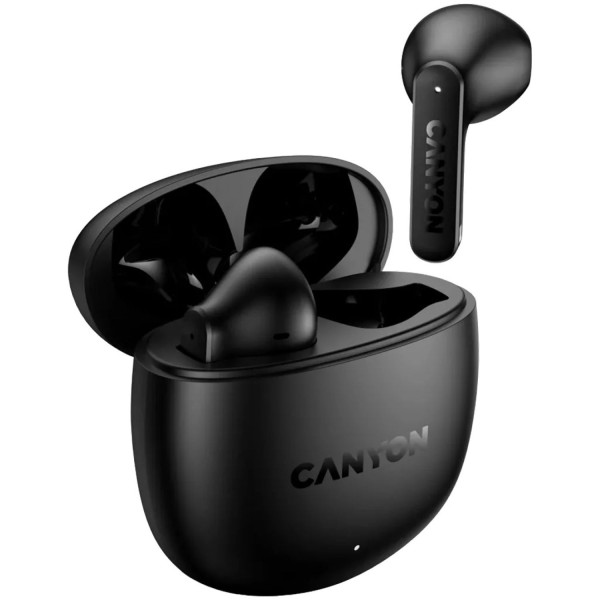 Фото - Наушники вкладыши беспроводные TWS Canyon OnGo 13 Black (CNS-TWS13B)