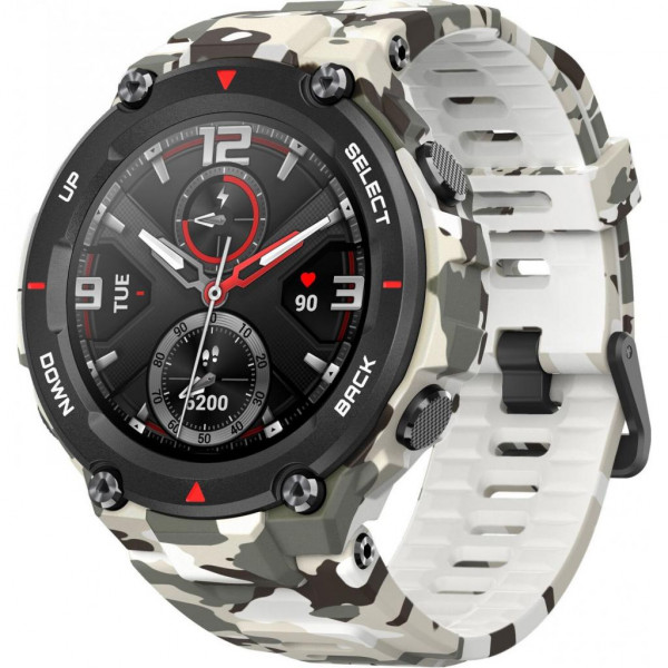 Фото - Смарт-часы Amazfit T-Rex Camo Green