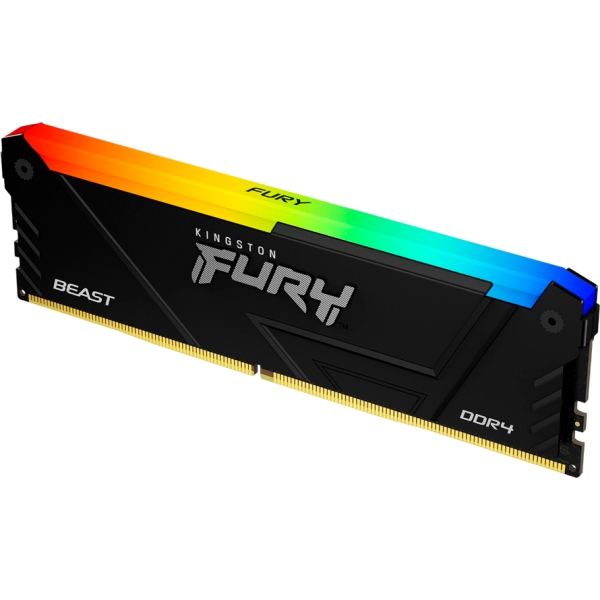 Фото - Память DDR Kingston 16GB 3200MT/s DDR4 CL16 DIMM 1Gx8 FURY Beast (KF432C16BB12A/16WP)