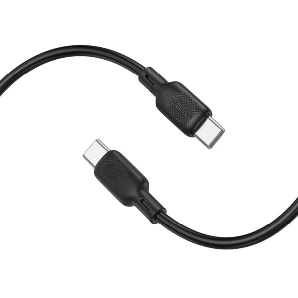 Фото - Кабель BOROFONE BX113 60W C to C 1m Black (6941991115455)