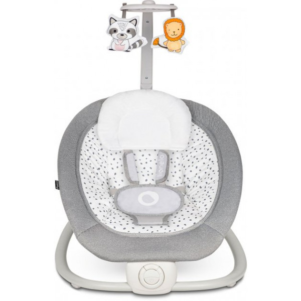 Фото - Крісло-качалка Lionelo Pascal Grey Dove