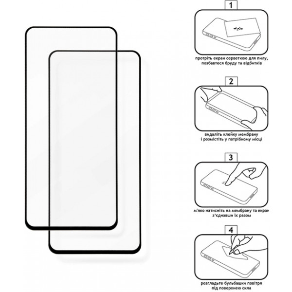 Фото - Захисне скло для смартфону XOKO Full Cover Ultra-Thin 0.25мм Oppo A53 Black 2 шт. (XK-FCU-OP-A53)