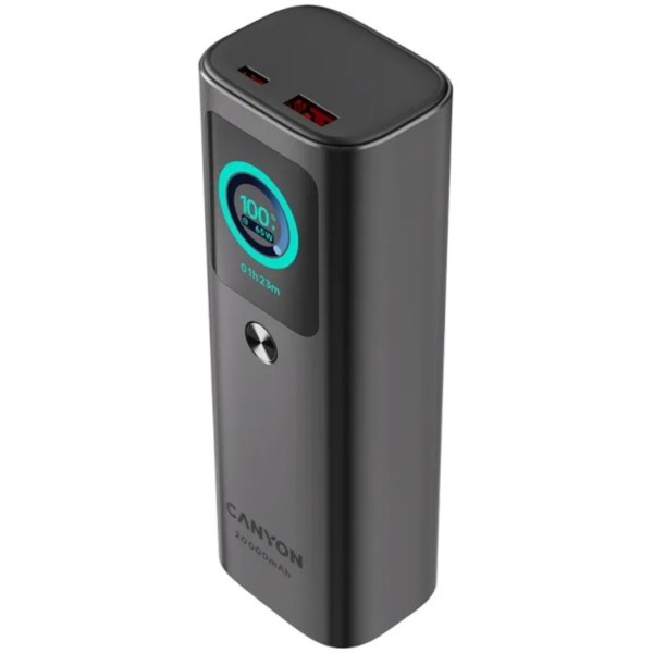 Фото - Батарея мобільна Canyon OnPower 265 20000mAh Aluminium Dark Grey (CNS-CPB265DG)