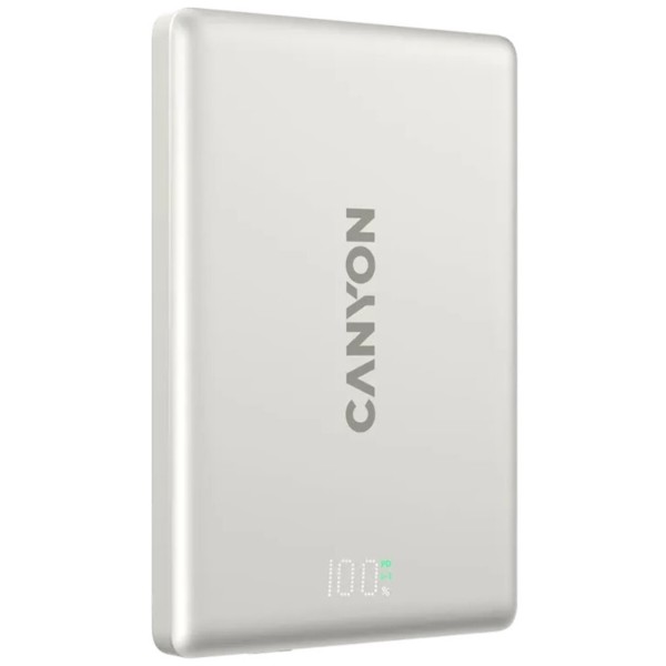 Фото - Батарея мобильная Canyon 500 magnetic 5000mAh Aluminium Star Grey (CNS-CPB500G)