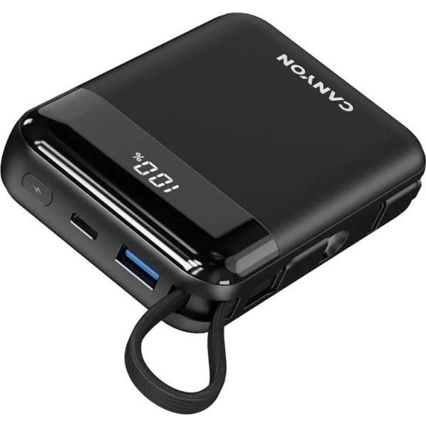 Фото - Батарея мобильная Canyon OnPower 104 10000mAh Black (CNS-CPB104B)