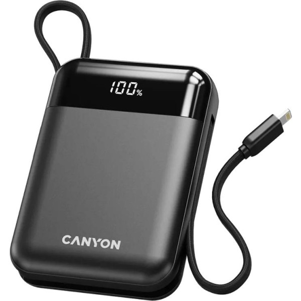 Фото - Батарея мобильная Canyon OnPower 104 10000mAh Black (CNS-CPB104B)
