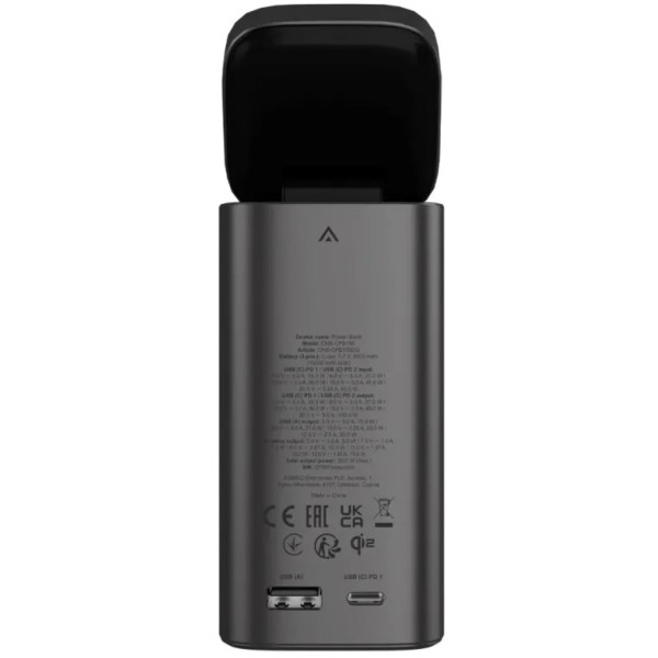 Фото - Батарея мобільна Canyon OnPower 150 Qi2 magnetic 15000mAh 100W Aluminium Dark Grey (CNS-CPB150DG)