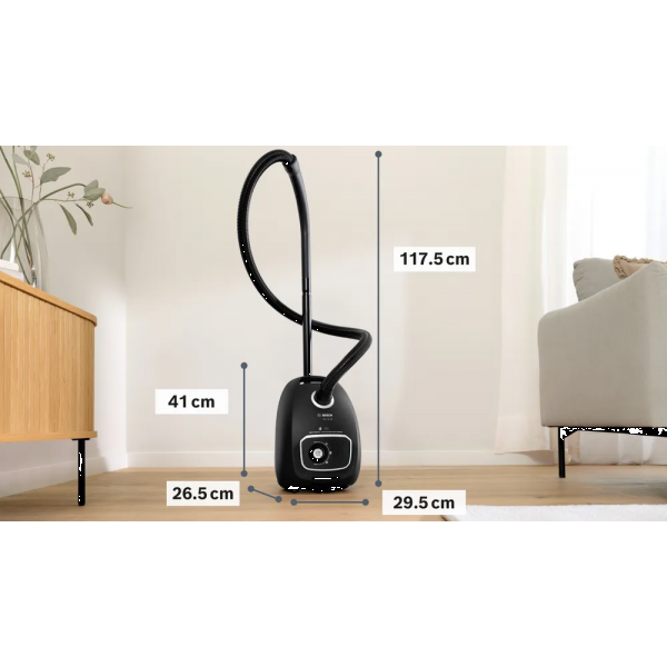 Фото - Пилосос для сухого прибирання з мішком Bosch BGB41BA1