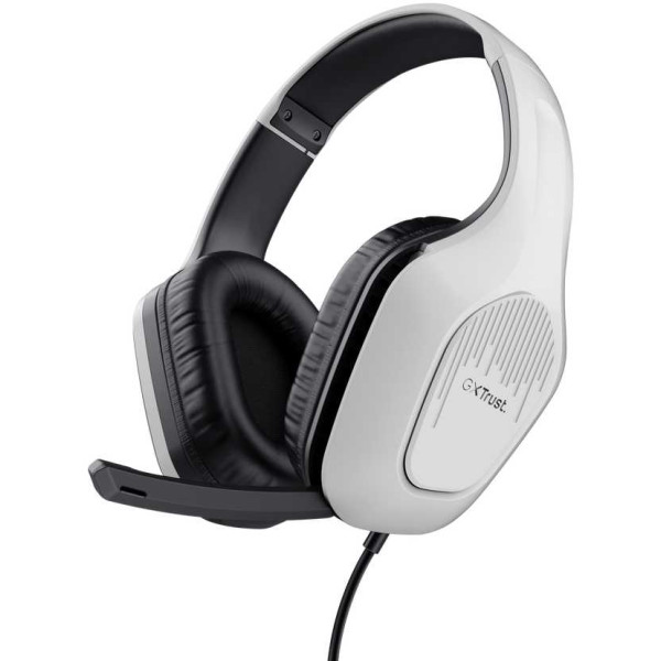 Фото - Гарнітура дротова ігрова Trust GXT 415W Gaming Zirox Headset White (25147)