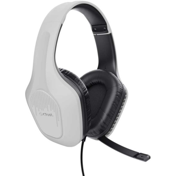 Фото - Гарнітура дротова ігрова Trust GXT 415W Gaming Zirox Headset White (25147)