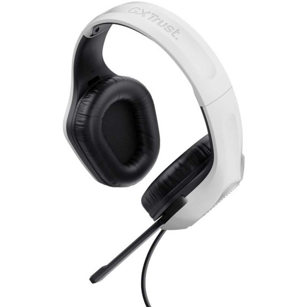 Фото - Гарнітура дротова ігрова Trust GXT 415W Gaming Zirox Headset White (25147)