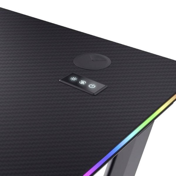 Фото - Стол компьютерный Trust GXT 709W LUMINUS RGB Black (25184)
