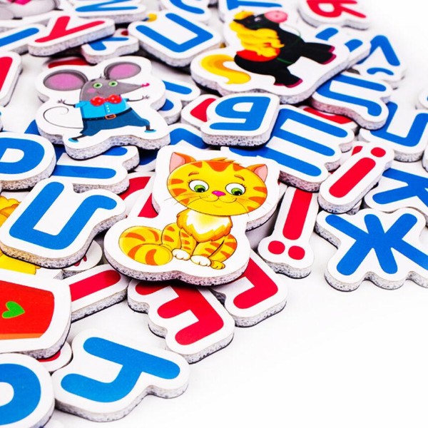 Фото - Настільна гра (3-4 роки) Vladi Toys Абетка з магнітною дошкою (VT5412-01)