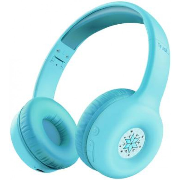 Фото - Навушники накладні бездротові Trust Nouna Kids, Wireless, Mic, Blue (25275)