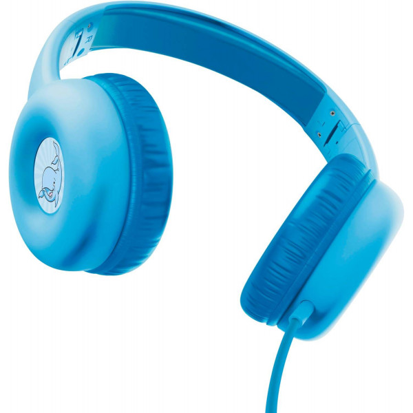 Фото - Навушники накладні дротові Trust Nouna Headphones mini-jack, Mic Blue (25278)