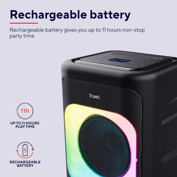 Фото - Акустическая система Trust Azura Wireless Party Speaker (25280)