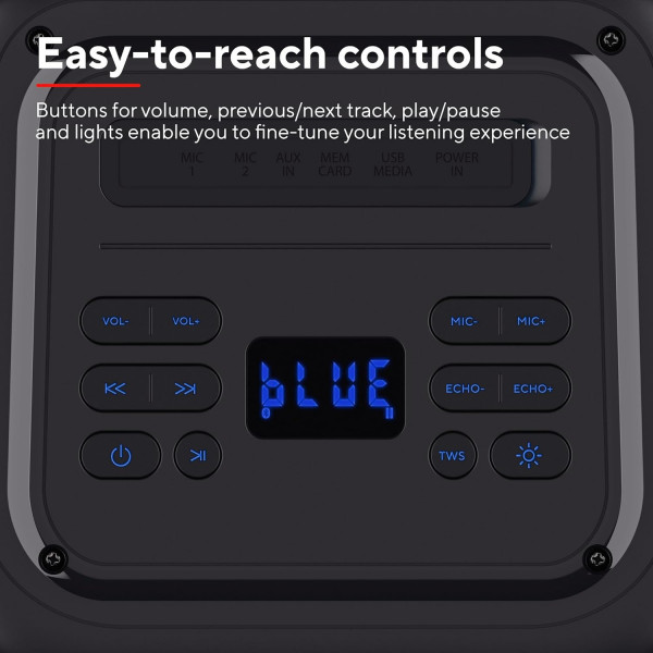 Фото - Акустическая система Trust Azura Wireless Party Speaker (25280)