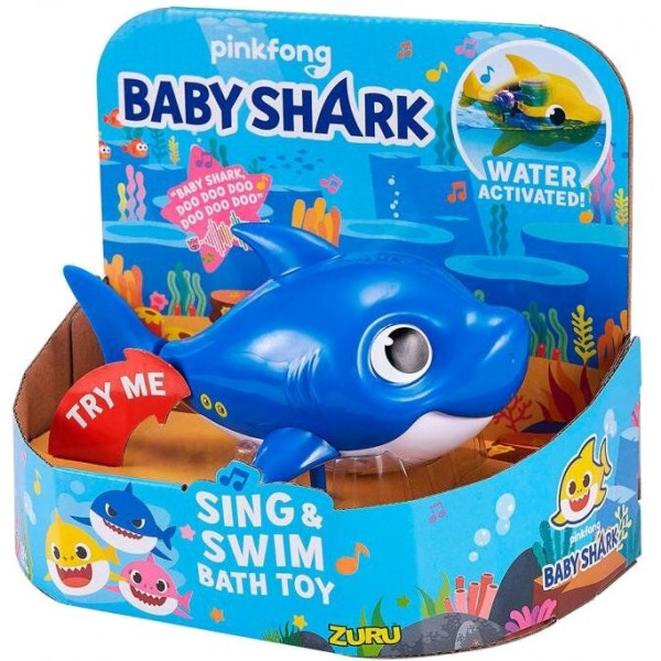 Фото - Игрушка для ванной Baby Shark ROBO ALIVE серии "Junior"- DADDY SHARK  (25282B)