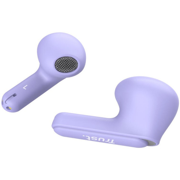 Фото - Навушники вкладиші бездротові TWS Trust Yavi Earphones BT 5.3 Violet (25299_TRUST)