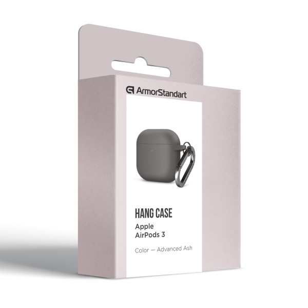 Фото - Чехол для наушников Armorstandart Hang Case for Apple AirPods 3 Advanced ash (ARM60306)