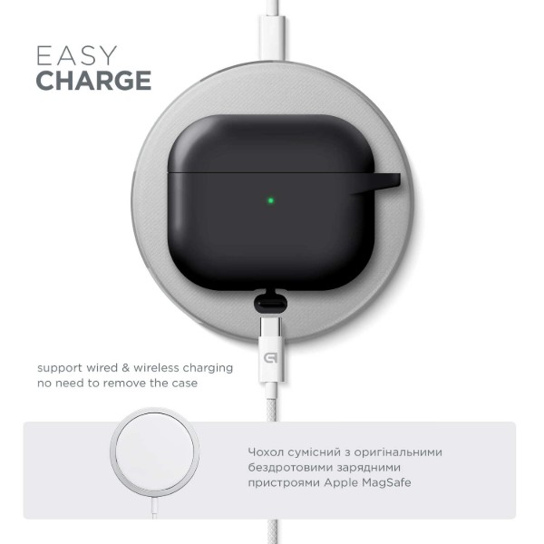 Фото - Чохол для навушників Armorstandart Hang Case for Apple AirPods 3 Black (ARM60308)
