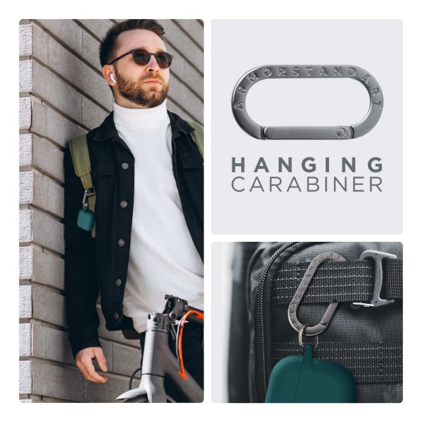 Фото - Чохол для навушників Armorstandart Hang Case for Apple AirPods 3 Dark Green (ARM60309)
