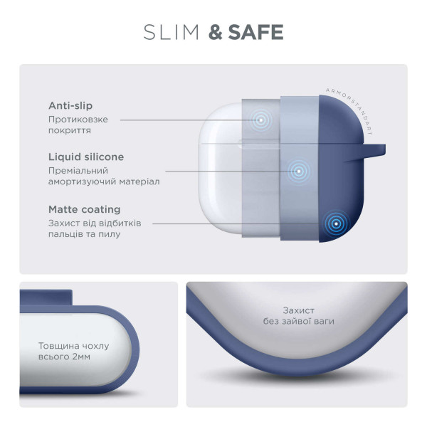 Фото - Чехол для наушников Armorstandart Hang Case for Apple AirPods 3 Lavender (ARM60311)