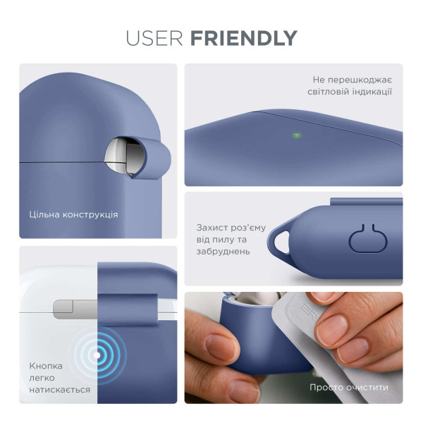 Фото - Чехол для наушников Armorstandart Hang Case for Apple AirPods 3 Lavender (ARM60311)