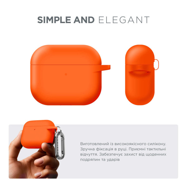 Фото - Чехол для наушников Armorstandart Hang Case for Apple AirPods 3 Orange (ARM60318)