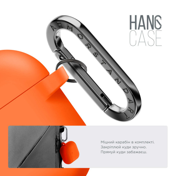 Фото - Чехол для наушников Armorstandart Hang Case for Apple AirPods 3 Orange (ARM60318)