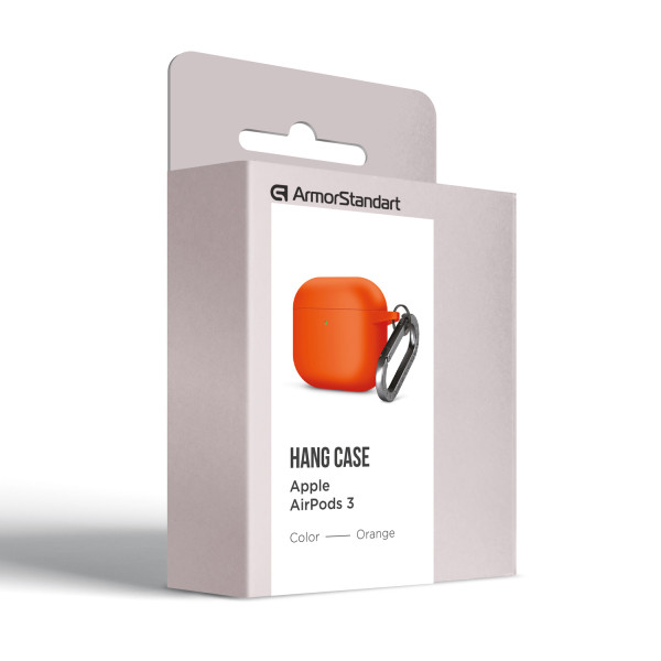 Фото - Чехол для наушников Armorstandart Hang Case for Apple AirPods 3 Orange (ARM60318)