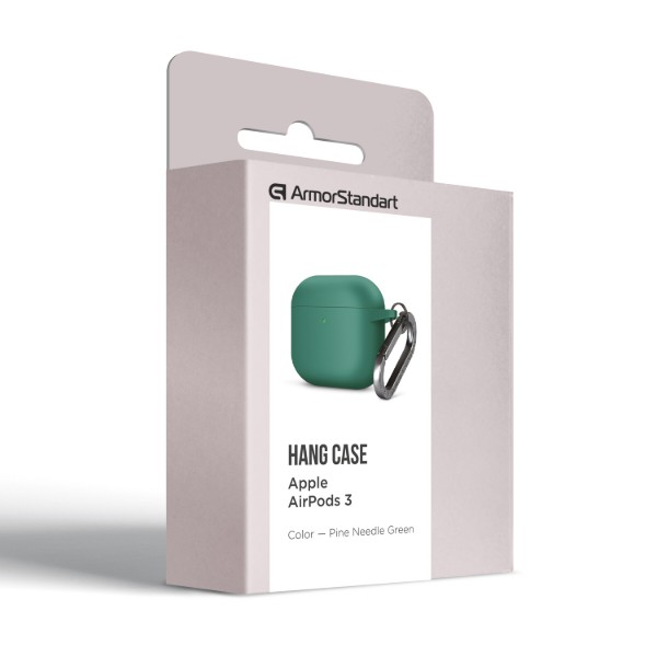 Фото - Чохол для навушників Armorstandart Hang Case for Apple AirPods 3 Pine Needle Green (ARM60319)