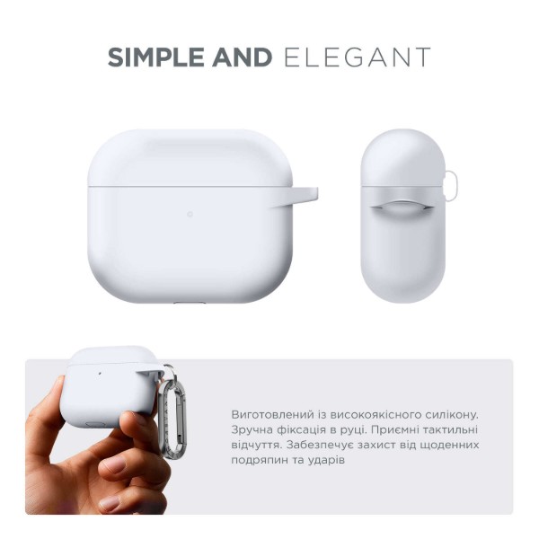 Фото - Чохол для навушників Armorstandart Hang Case for Apple AirPods 3 White (ARM60324)
