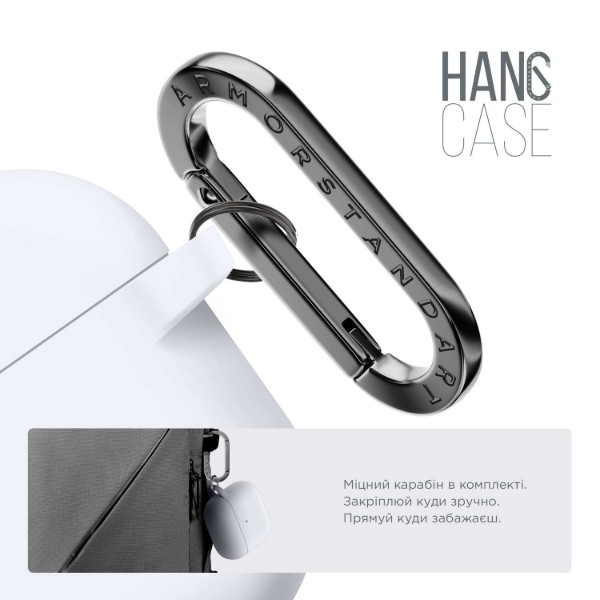 Фото - Чохол для навушників Armorstandart Hang Case for Apple AirPods 3 White (ARM60324)