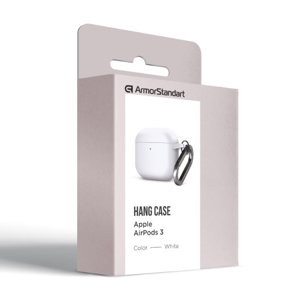 Фото - Чохол для навушників Armorstandart Hang Case for Apple AirPods 3 White (ARM60324)