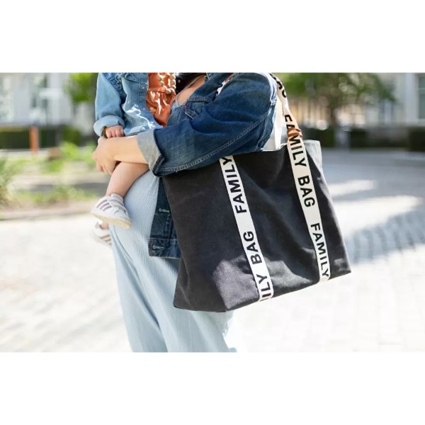 Фото - Сумка для родителей Childhome Family bag - Canvas Black (CWFBSCBL)