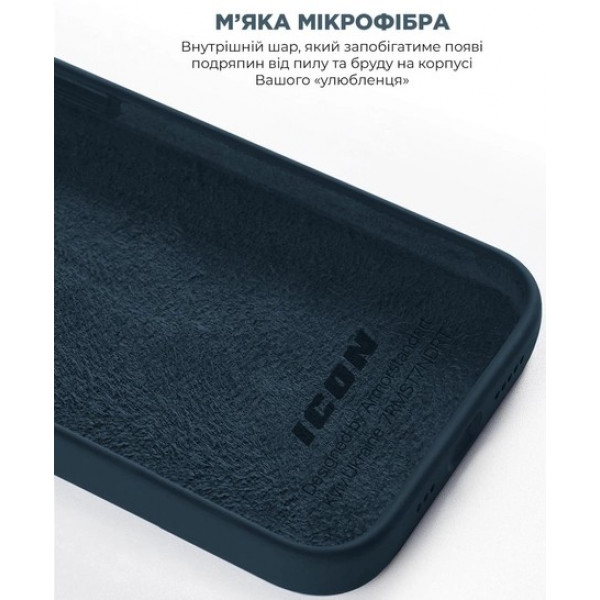Фото - Чохол для смартфону
 Armorstandart Icon2 for Apple iPhone 13 Pro Abyss Blue (ARM60487)