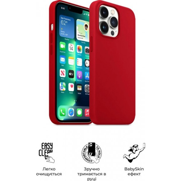 Фото - Чохол для смартфону
 Armorstandart Icon2 for Apple iPhone 13 Pro Red (ARM60495)