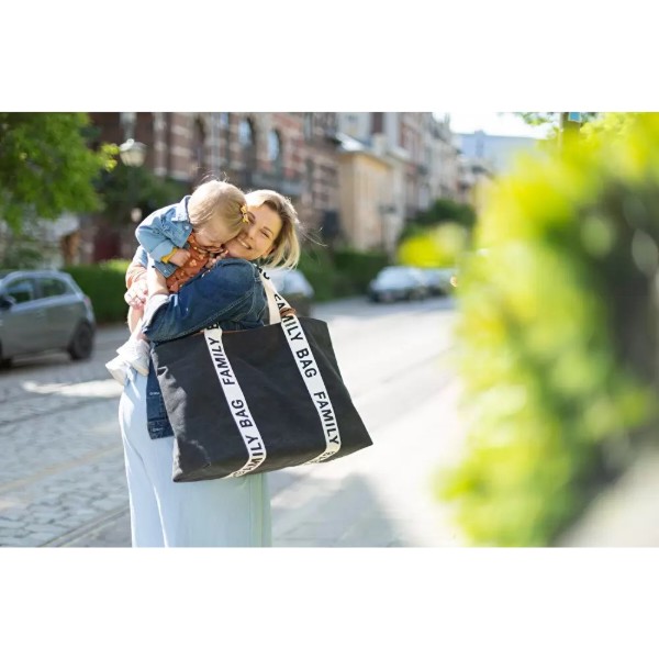 Фото - Сумка для родителей Childhome Family bag - Canvas Black (CWFBSCBL)