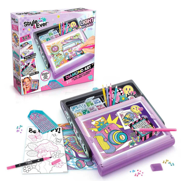 Фото - Набір для творчості мікс Canal Toys Style 4 Ever Diamond Art - Фабрика з підсвіткою (OFG300)