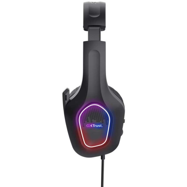 Фото - Гарнітура дротова ігрова Trust GXT 416 Zirox LED Headset Black (25331)